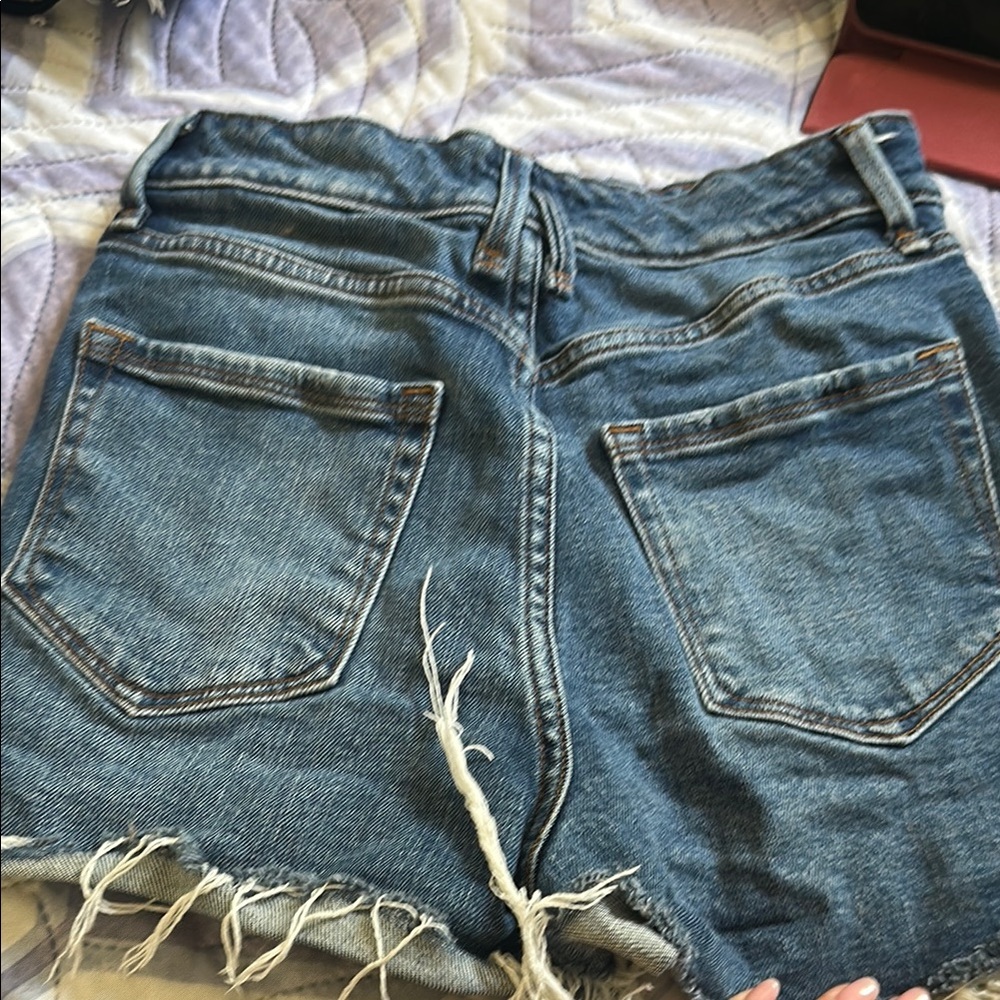 Good American Blue Jean Shorts